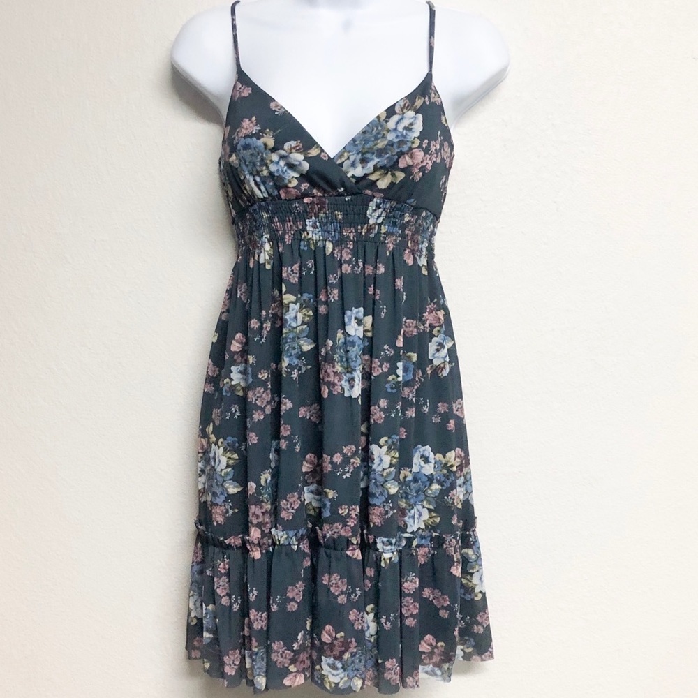 Rhapsody Blue Floral Dress